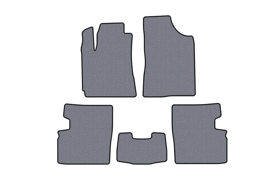 Geely Emgrand EC7 2009– Gummimattor Carsuit (2009-2014, HB, 5-dörrars, grå) Image
