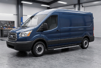 Ford Transit 2000–2014 Sidosteg Duru (2 st, aluminium) foto 1