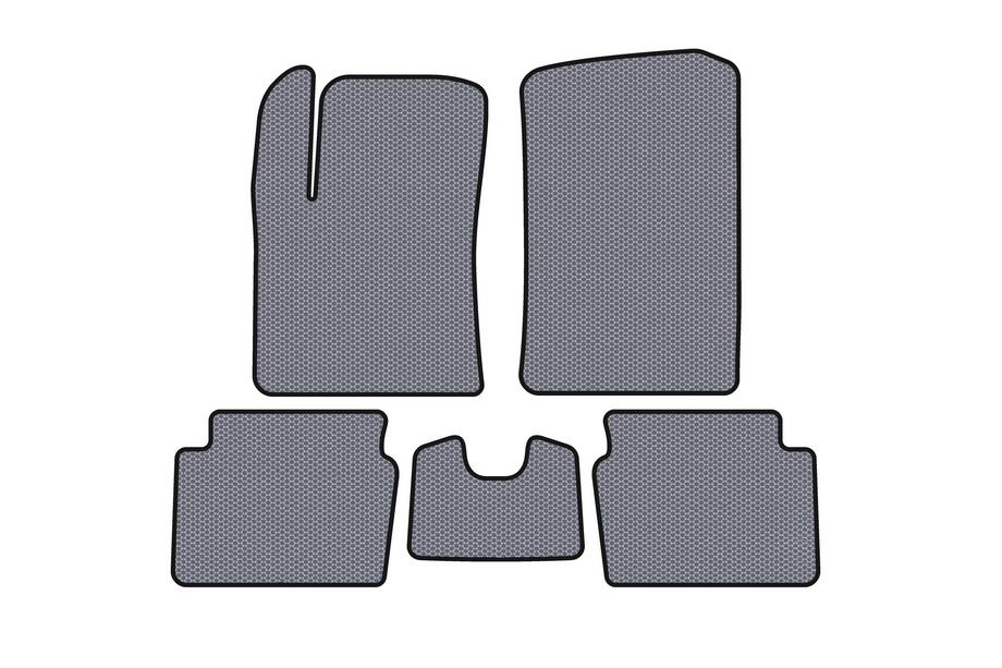 Hyundai I-10 2008–2013 Carsuit gummimattor (HB, grå) Image