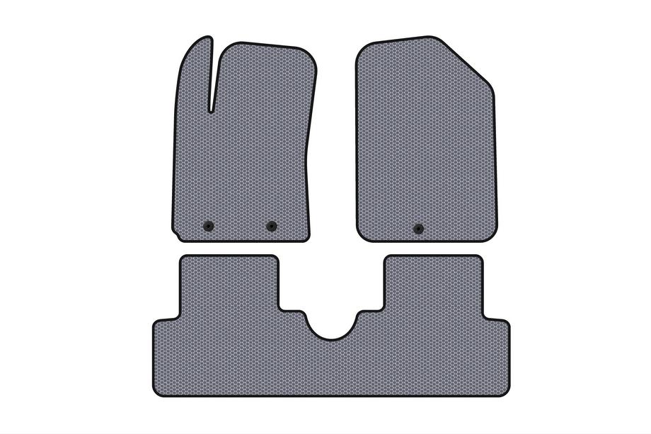Hyundai I-10 2014–2017 Carsuit gummimattor (HB, grå) Image