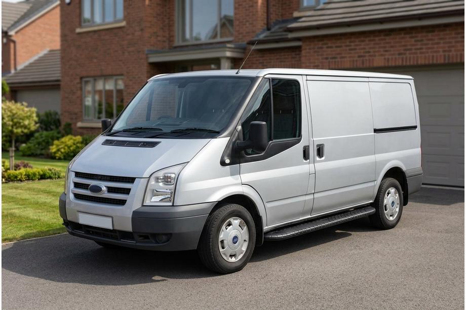 Ford Transit 2000–2014 Sidosteg Bosphorus Black (2 st, aluminium) Image