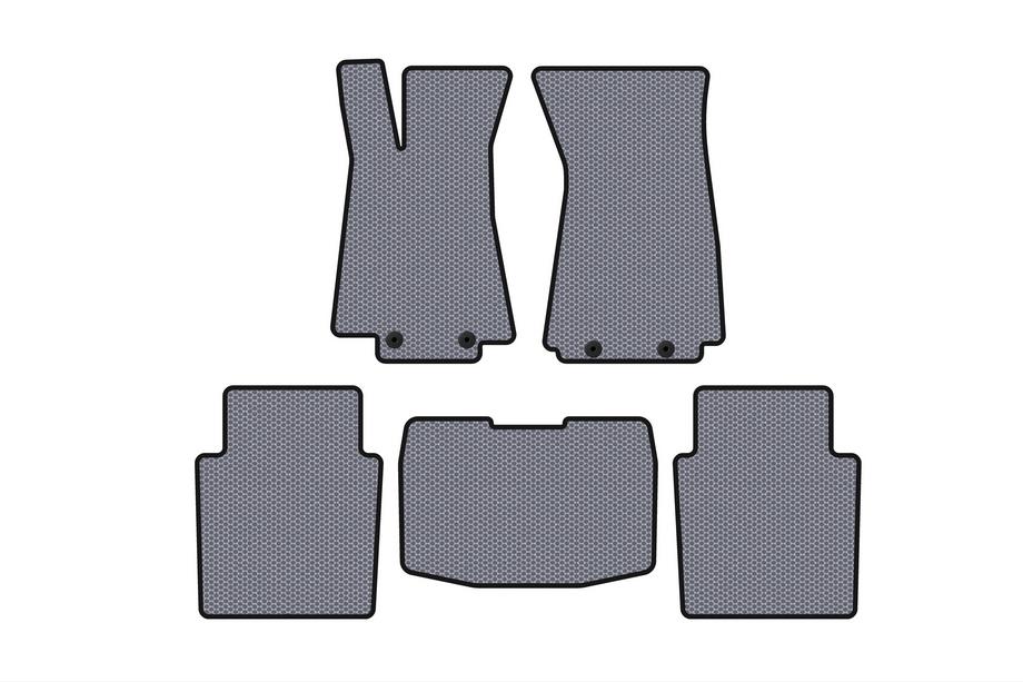 Jaguar XJ 2003–2009 Carsuit gummimattor (SD, grå) Image