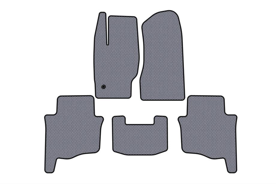 Jeep Grand Cherokee WK 2004–2010 Gummimattor Carsuit (Grå) Image
