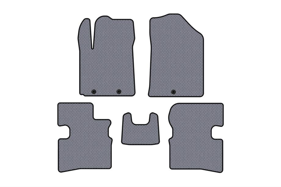 Kia Picanto 2004–2011 Gummimattor Carsuit (2009-2011, HB, grå) Image