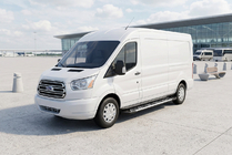 Ford Transit 2014– Sidosteg Sunrise (2 st, aluminium) foto 1