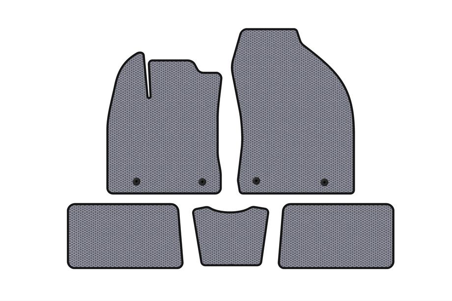 Lexus CT200H 2011–2022 Gummimattor Carsuit (HB, Hybrid, grå) Image