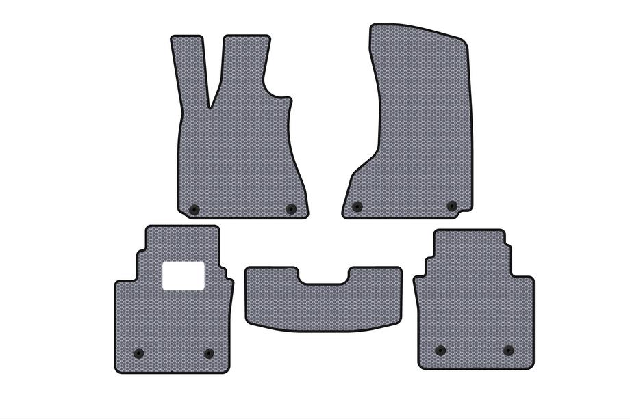 Maserati Quattroporte 2013–2023 Carsuit gummimattor (SD, grå) Image