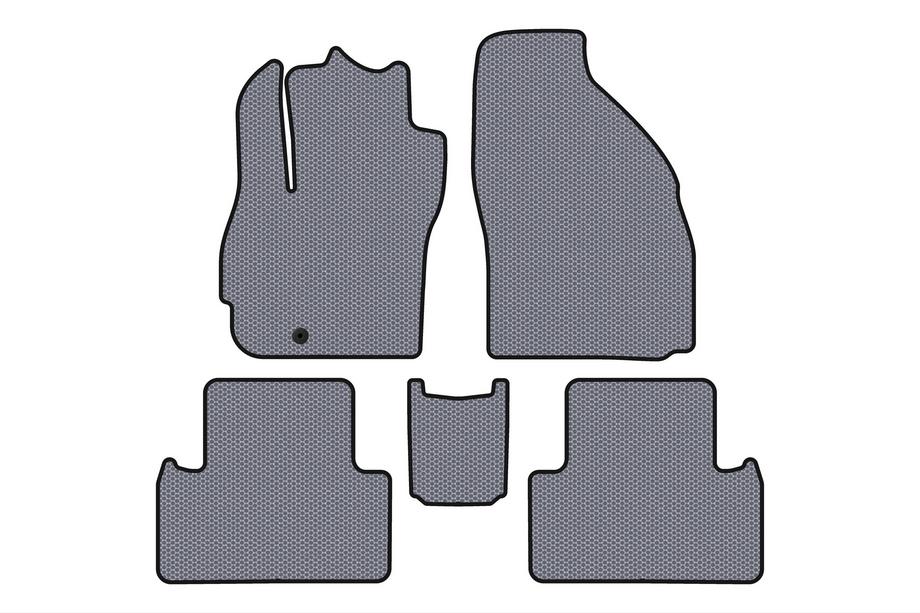 Mazda 5 2005–2009 Carsuit gummimattor (2 rader, 7-sits, grå) Foto 1