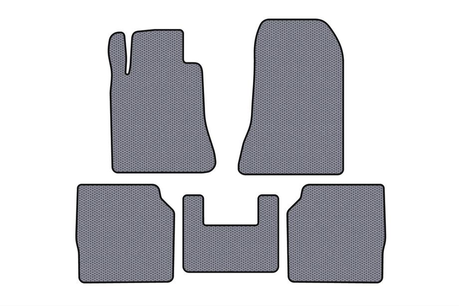 Mercedes S-class W140 1991–1998 Gummimattor Carsuit (SD, lång hjulbas, grå) Image