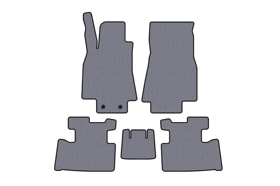 Mercedes A-class W169 2004–2012 Gummimattor Carsuit (2004-2008, HB, 5-dörrars, grå) Image