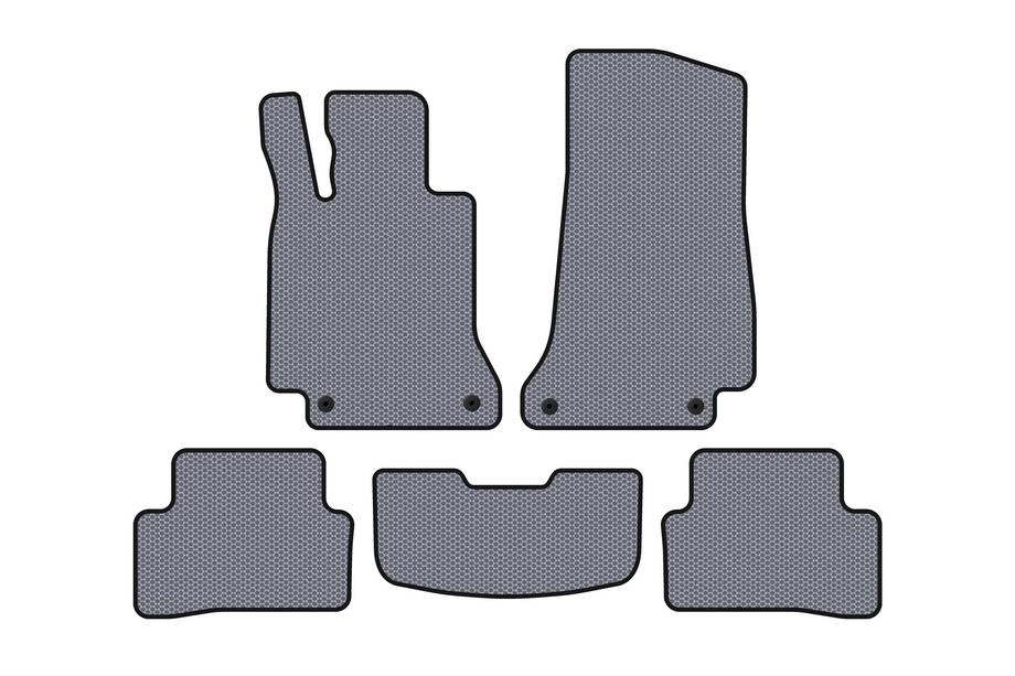 Mercedes C-class W205 2014–2021 Carsuit gummimattor (SD, grå) Image