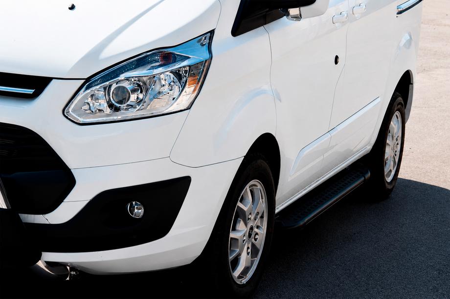 Ford Custom 2013–2022 Sidosteg Allmond Black (2 st, aluminium) Image