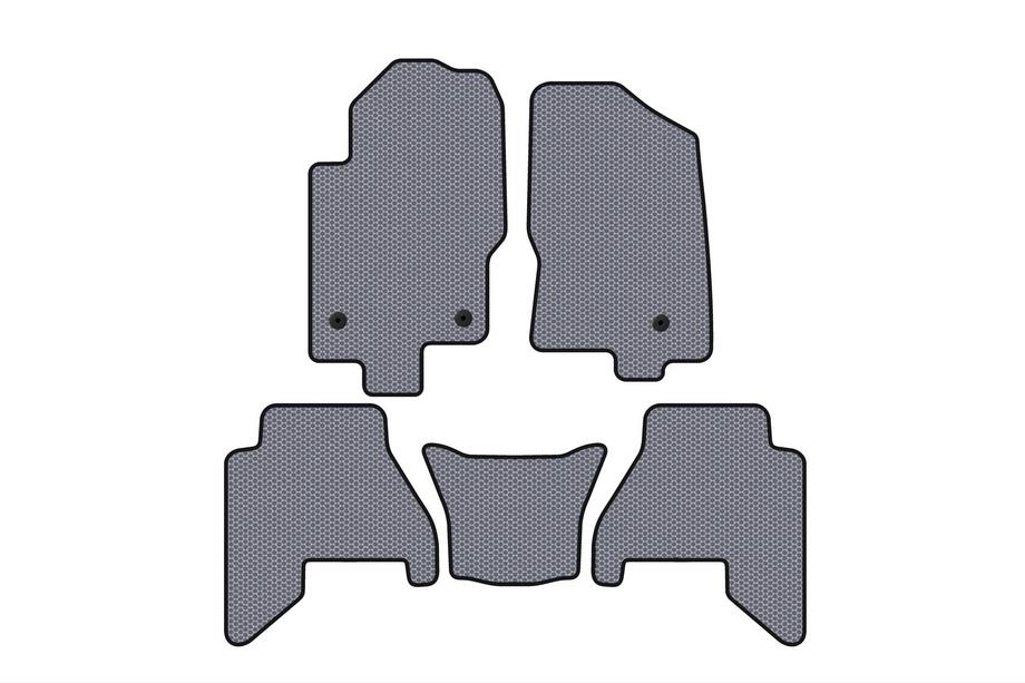 Nissan Pathfinder R51 2005–2014 Gummimattor Carsuit V2 (2 rader, Grå, 2010-2014) Image