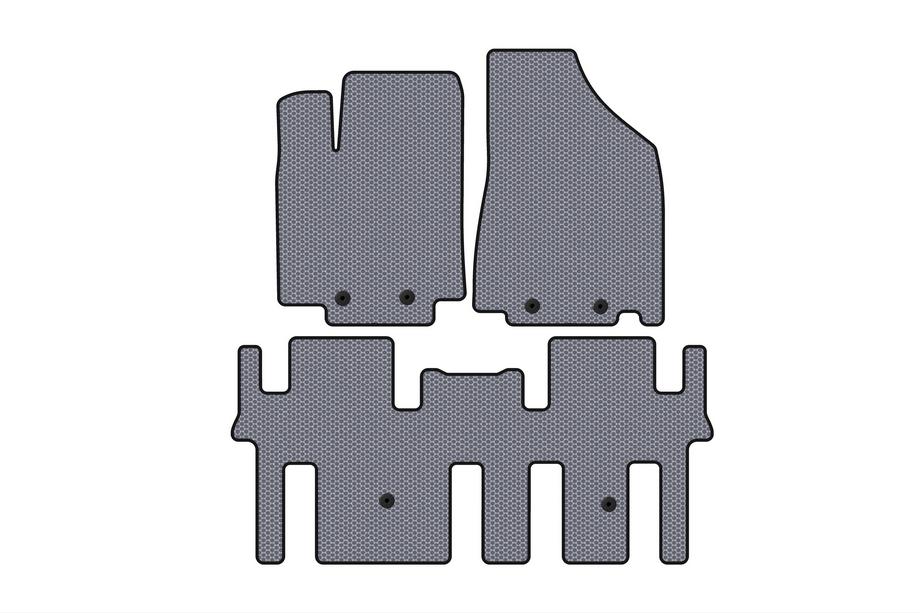 Nissan Pathfinder R52 2012–2021 Gummimattor Carsuit (2 rader, grå) Image