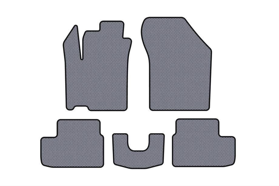 Opel Agila 2007–2015 Carsuit gummimattor (HB, grå) Image