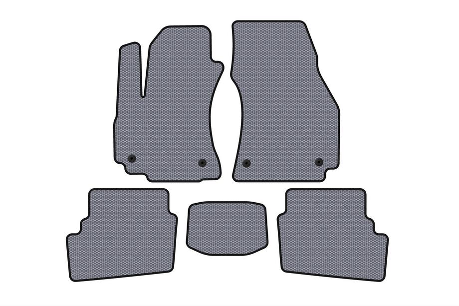 Opel Zafira A 1998–2005 Gummimattor Carsuit (2 rader, 2003-2005, 7-sits, grå) Image