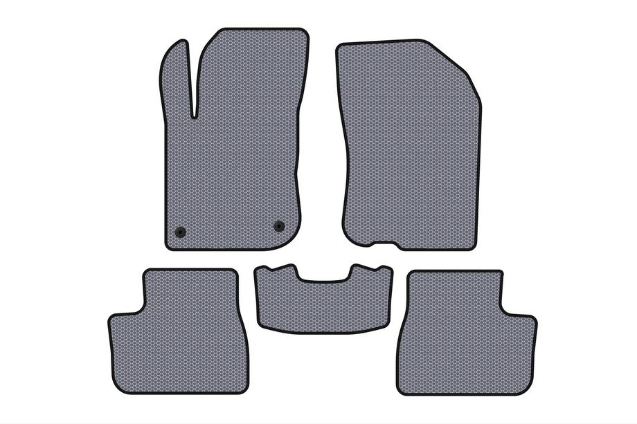 Peugeot 208 2012–2019 Gummimattor Carsuit (Grå) Image