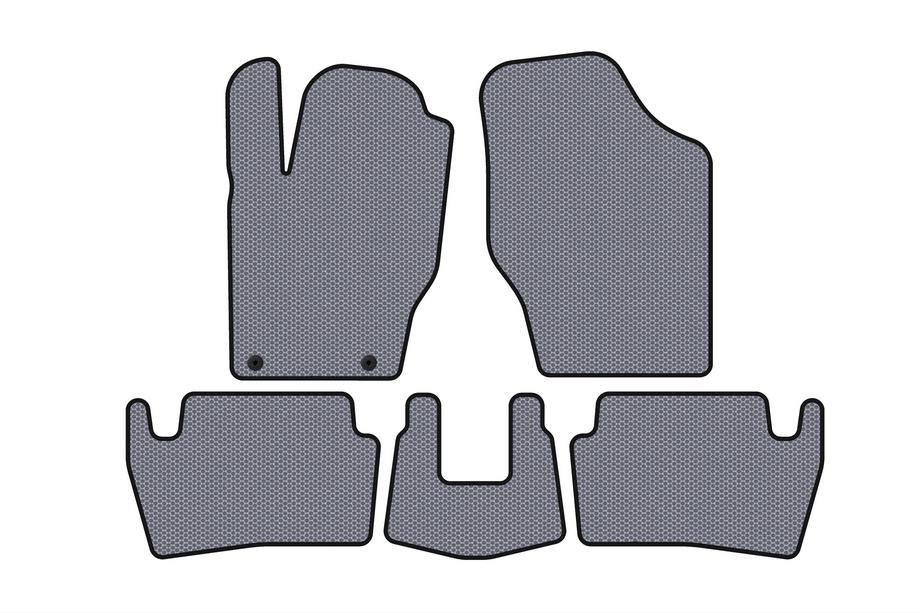 Peugeot 307 2001–2008 Gummimattor Carsuit (2001-2005, HB, 5-dörrars, grå) Image