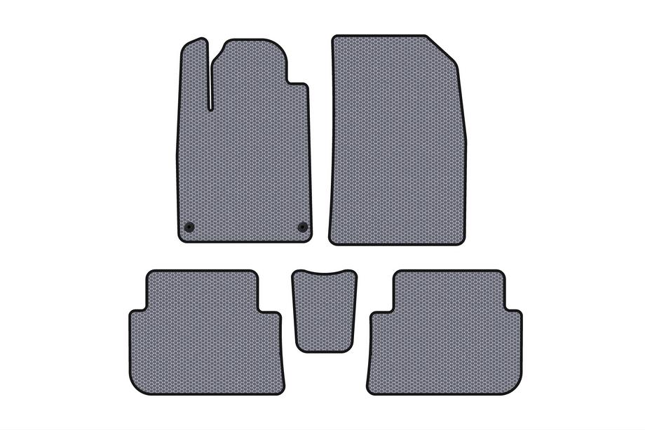 Peugeot 407 2004–2011 Carsuit gummimattor (SD, grå) Image