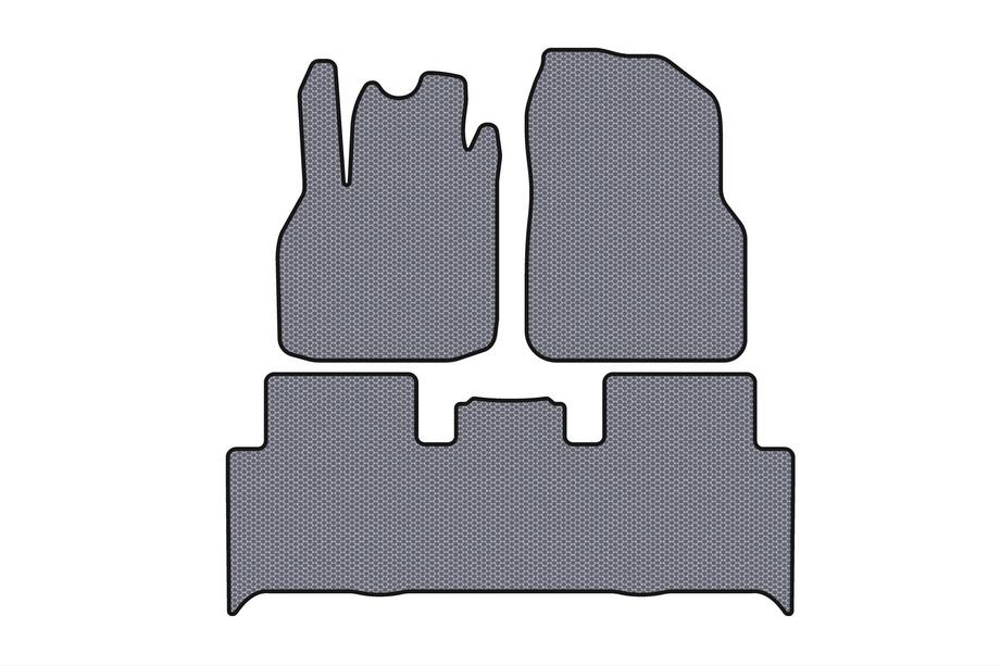 Renault Scenic/Grand 2003–2009 Gummimattor Carsuit (2 rader, grå) Image