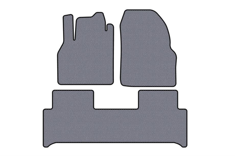 Renault Scenic/Grand 2003–2009 Gummimattor Carsuit (Grå) Image