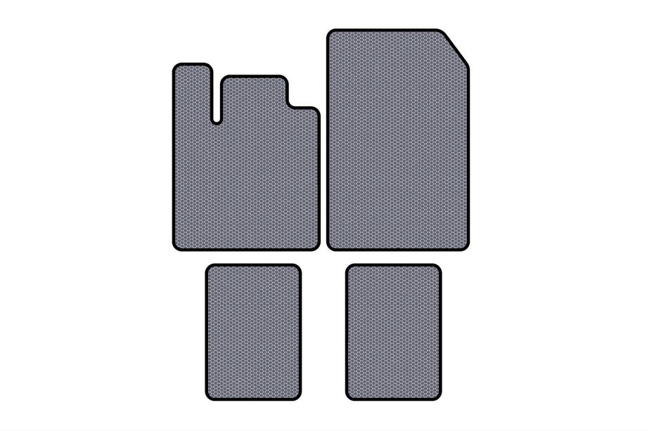 Renault Twingo 2007–2014 Gummimattor Carsuit (Grå) Image