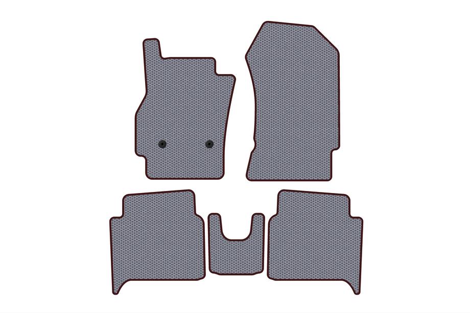 Renault Zoe 2012–2019 Carsuit gummimattor (HB, grå) Image
