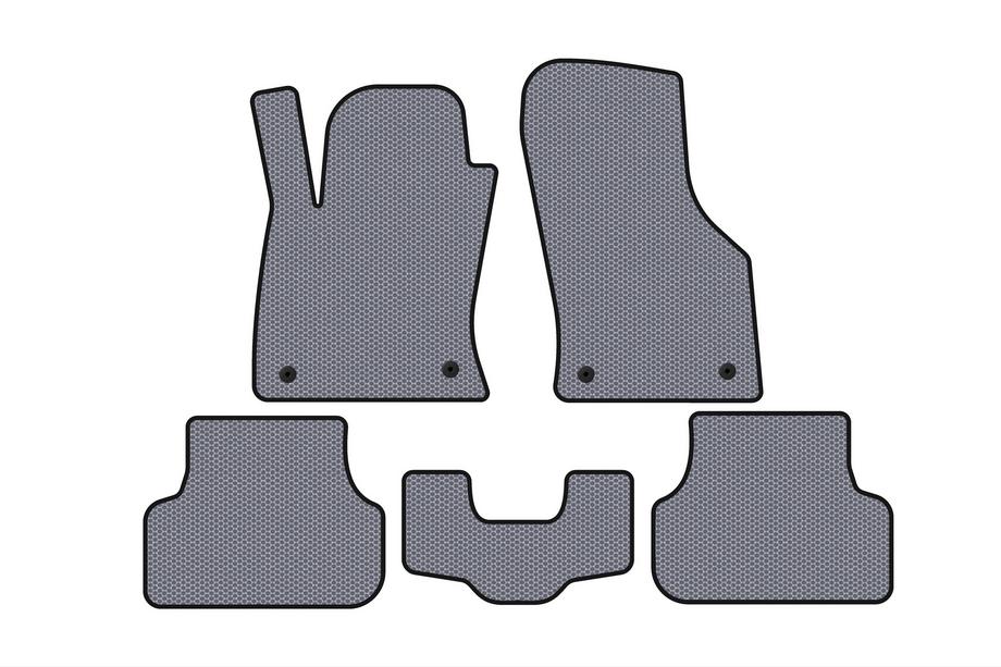 Seat Leon 2013–2020 Gummimattor Carsuit (2013-2016, SW, grå) Image