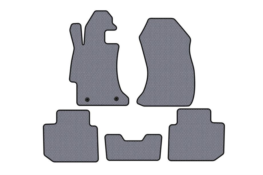 Subaru Impreza 2011–2016 Carsuit gummimattor (SD, grå) Image