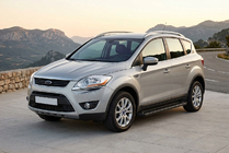 Ford Kuga 2008–2013 Sidosteg Allmond Black (2 st, aluminium) foto 1