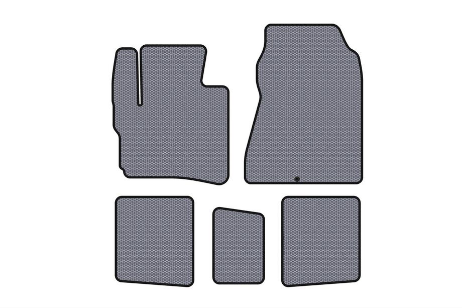 Toyota IQ 2008–2015 Carsuit gummimattor (HB, grå) Image