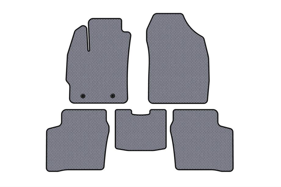 Toyota Prius 2003–2009 Gummimattor för kupén Carsuit (LB, grå) Image