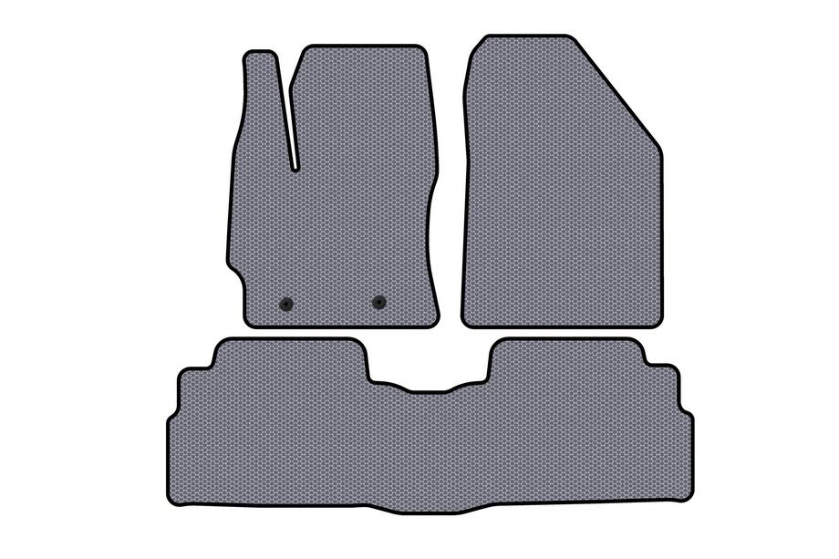 Toyota Verso 2009–2018 Carsuit gummimattor (2 rader, 7-sits, grå) Image