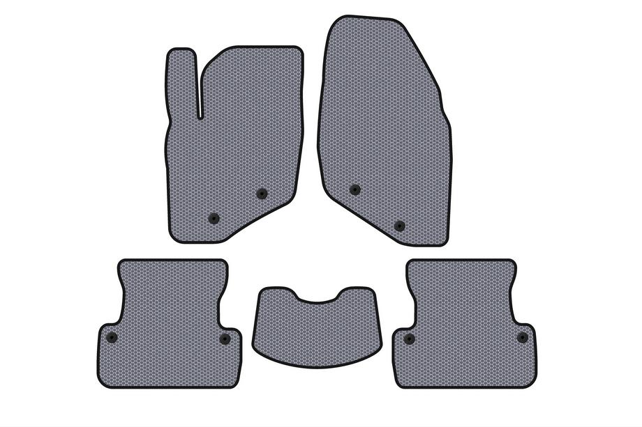 Volvo S60 2000–2009 Carsuit gummimattor (SD, grå) Image