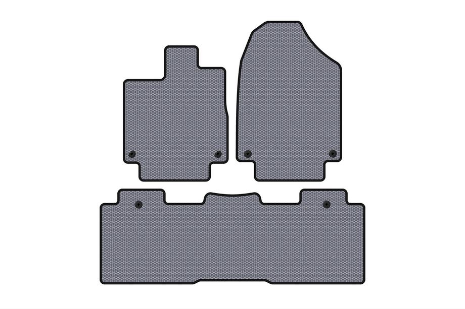 Honda Odyssey 2017– Gummimattor Carsuit (2 rader, grå) Image