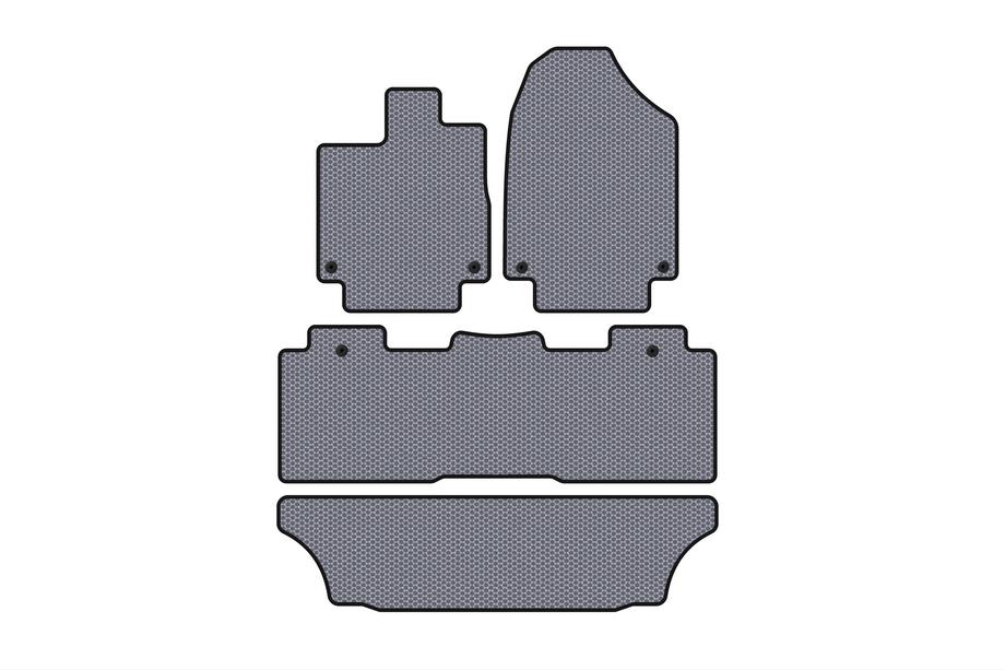 Honda Odyssey 2017– Gummimattor Carsuit (3 rader, grå) Image