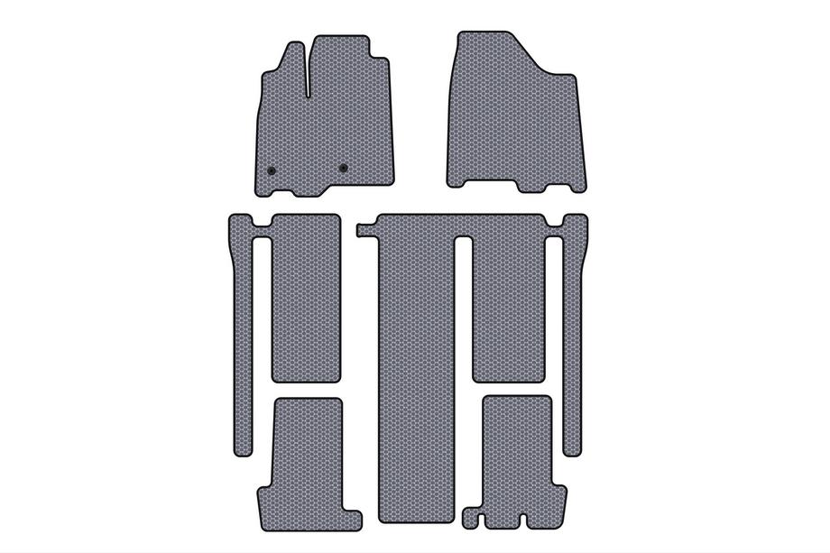 Toyota Sienna 2010–2020 Gummimattor Carsuit (3 rader, grå) Image