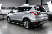 Ford Kuga/Escape 2013–2019 Sidosteg Maydos V1 (2 st, aluminium ↗ rostfritt stål) foto 1