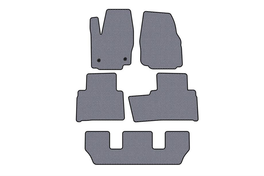 Ford Galaxy 2007–2015 Gummimattor Carsuit (3 rader, grå) Image