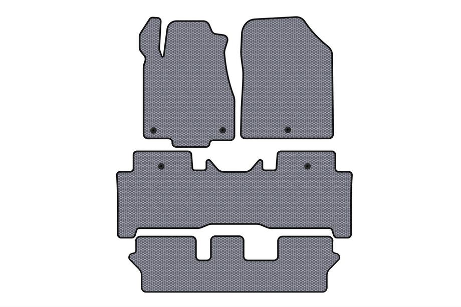 Acura MDX 2007–2013 Gummimattor Carsuit (3 rader, grå) Image