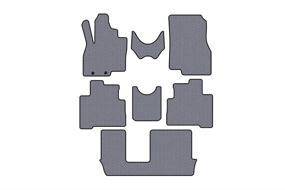 Mitsubishi Grandis 2003–2011 Gummimattor Carsuit (3 rader, grå) Image