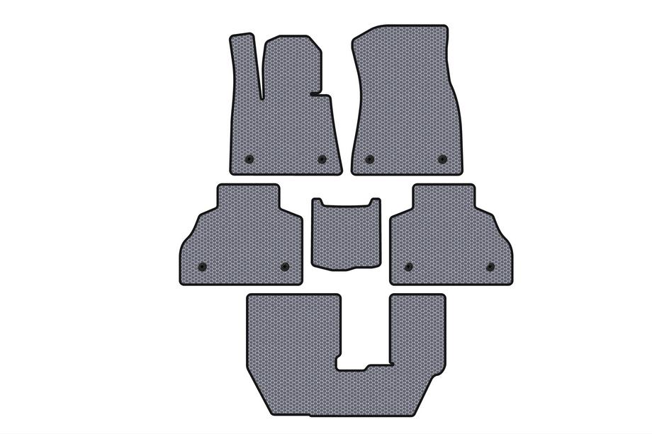 BMW X7 G07 2019– Gummimattor Carsuit (3 rader, grå) Image