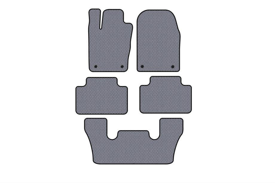 Dodge Durango 2010– Gummimattor Carsuit (3 rader, grå) Image