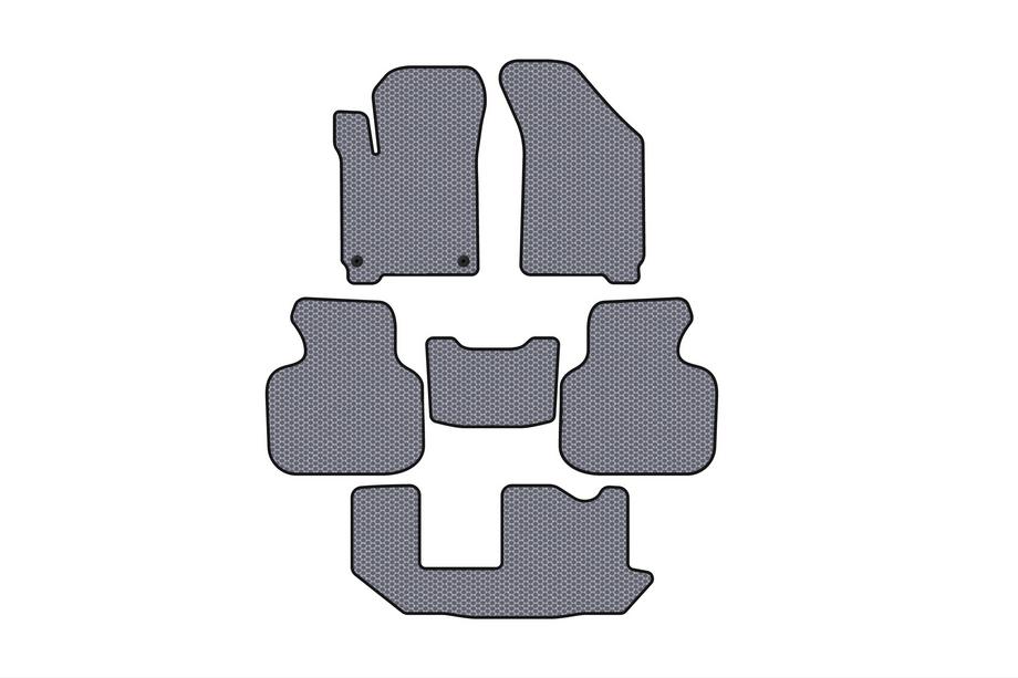 Dodge Journey 2008–2020 Gummimattor Carsuit (2011-2020, 3 rader, 7-sits, grå) Image
