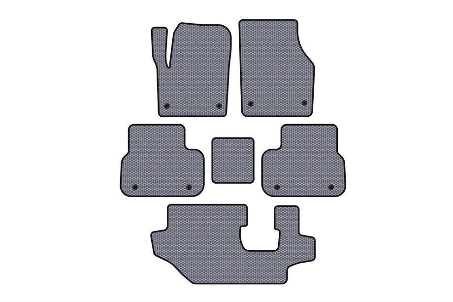 Land Rover Discovery Sport 2014– Gummimattor Carsuit (2014-2019, 3 rader, grå) Image