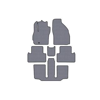 Gummimattor Carsuit (3 rader, 7-sits, grå) foto 1