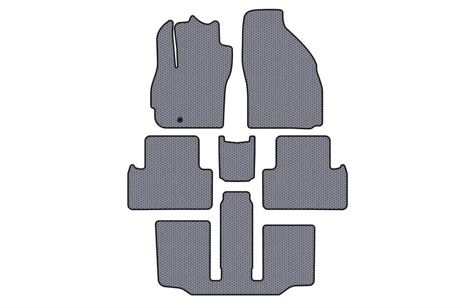 Mazda 5 2005–2009 Gummimattor Carsuit (3 rader, 7-sits, grå) Image