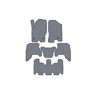 Gummimattor till kupén Carsuit V1 (3 rader, grå, 2010-2014) Nissan Pathfinder R51 2005–2014 foto 1