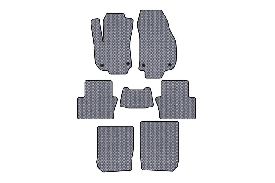 Opel Zafira B 2005–2011 Gummimattor Carsuit (3 rader, grå) Image