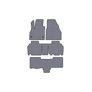 Carsuit gummimattor (3 rader, 5-dörrars/7-sits, grå) Renault Kangoo 2008–2020 foto 1